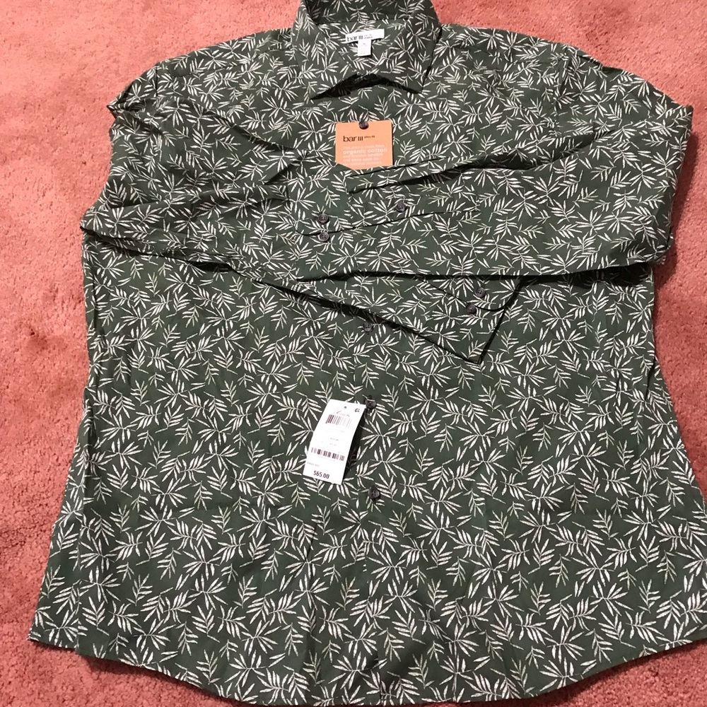 Brand new men’s 100% organic cotton long sleeves shirt